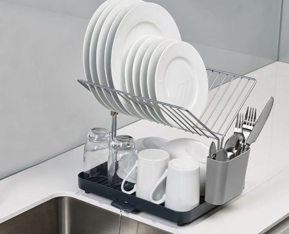 Joseph Joseph Y-Rack Gray 2-tier Dish Rack - Image 2