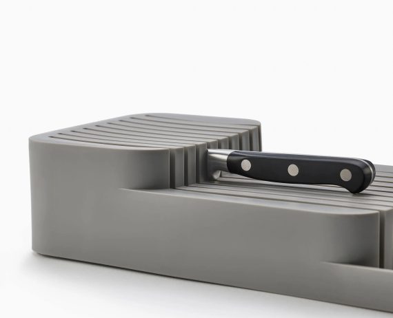 Joseph Joseph DrawerStore Gray Compact Knife Organizer - Image 3
