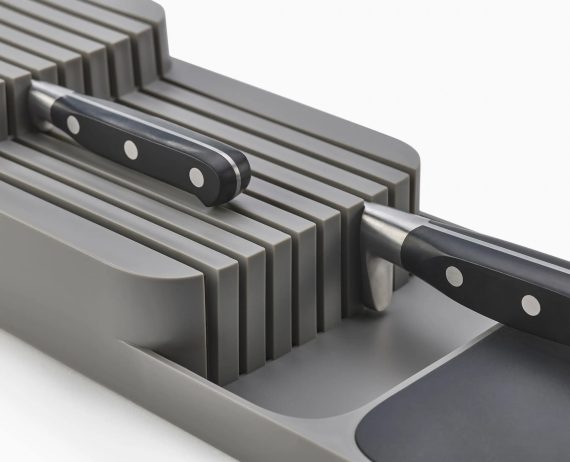 Joseph Joseph DrawerStore Gray Compact Knife Organizer - Image 4