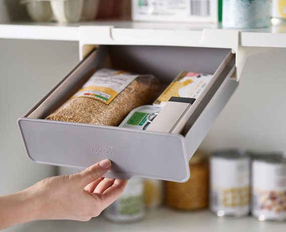 Joseph Joseph CupboardStore Gray Under-shelf Drawer - Image 2