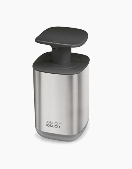 Joseph Joseph Presto Steel Gray Hygienic Soap Dispenser