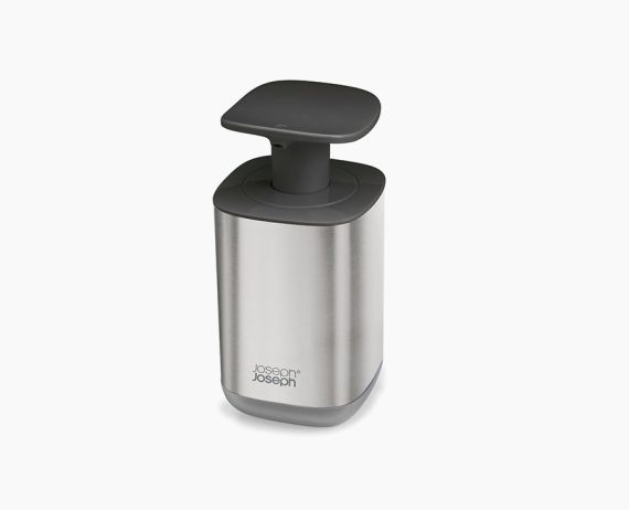 Joseph Joseph Presto Steel Gray Hygienic Soap Dispenser
