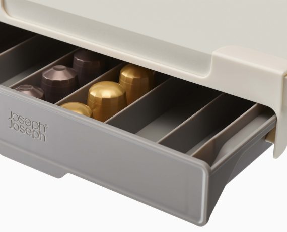Joseph Joseph CupboardStore Gray Under-shelf Coffee Pod Drawer - Image 4