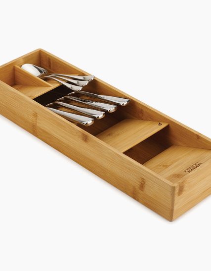 Joseph Joseph DrawerStore Bamboo Compact Cutlery Organizer