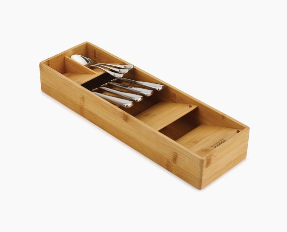 Joseph Joseph DrawerStore Bamboo Compact Cutlery Organizer