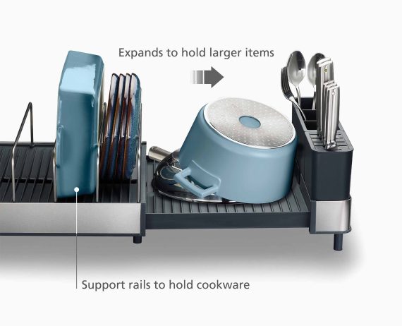 Joseph Joseph Extend Max Stainless-steel Expandable Dish Drainer - Image 8