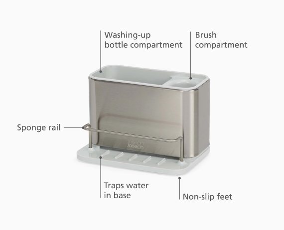 Joseph Joseph Surface Stainless-steel Sink Caddy - Image 8