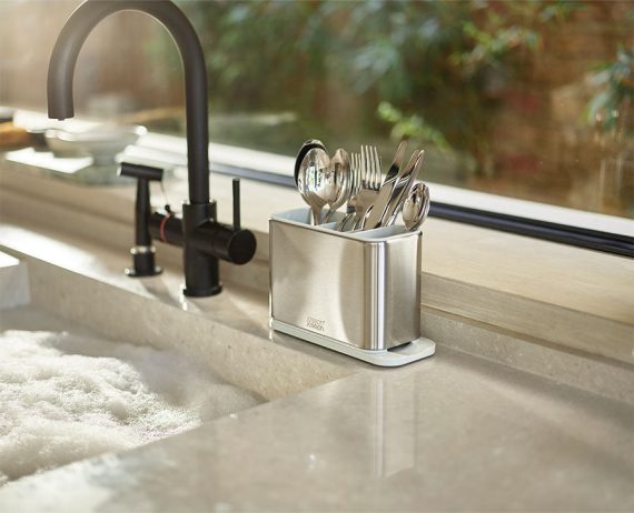 Joseph Joseph Surface Stainless-steel Cutlery Drainer - Image 2