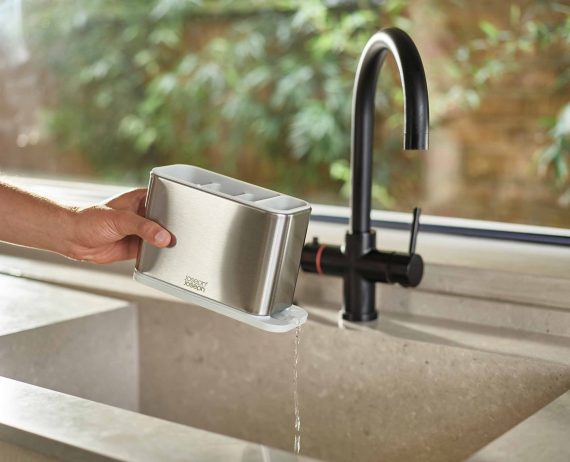 Joseph Joseph Surface Stainless-steel Cutlery Drainer - Image 4