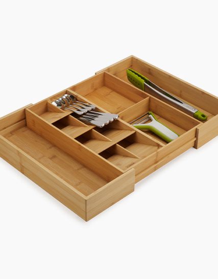 Joseph Joseph DrawerStore Bamboo Expanding Cutlery, Utensil & Gadgets Organizer