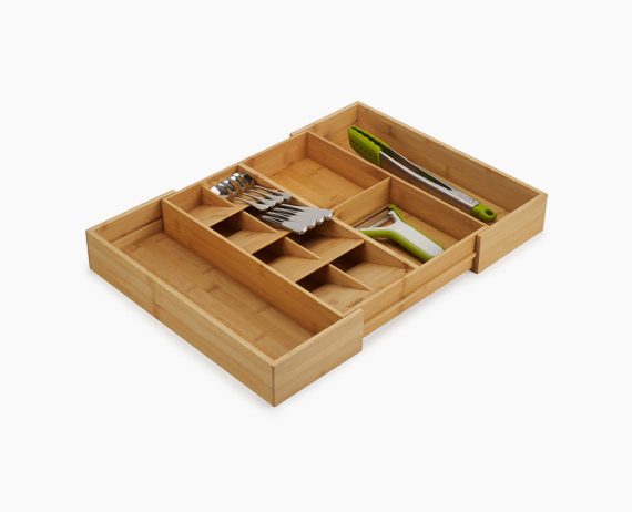 Joseph Joseph DrawerStore Bamboo Expanding Cutlery, Utensil & Gadgets Organizer