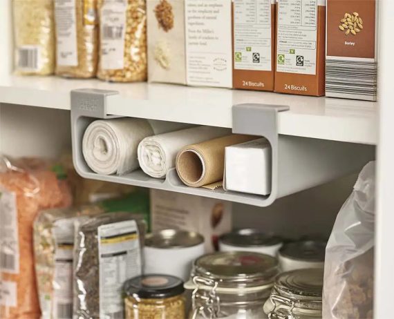 Joseph Joseph CupboardStore Gray Film, Foil & Bag Organizer - Image 2