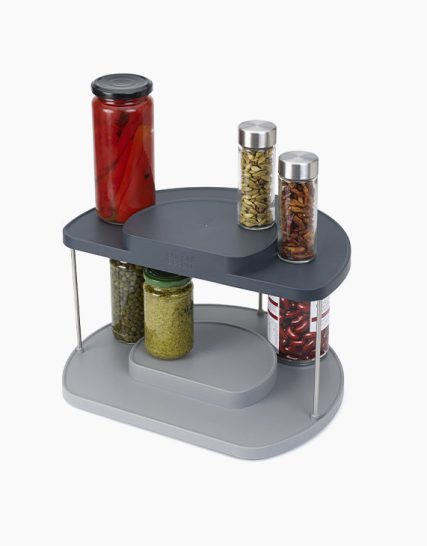 Joseph Joseph CupboardStore 2-tier Gray Rotating Organizer