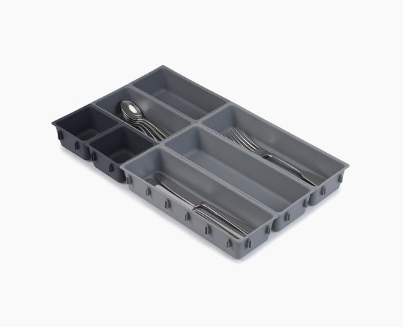 Joseph Joseph Blox 7-piece Gray Drawer Organizer Set