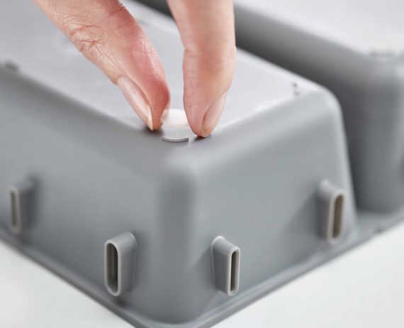 Joseph Joseph Blox 10-piece Gray Drawer Organizer Set - Image 5