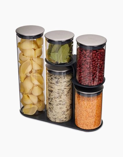 Joseph Joseph Podium Stainless-steel Storage Container Set
