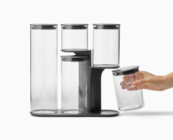 Joseph Joseph Podium Stainless-steel Storage Container Set - Image 4