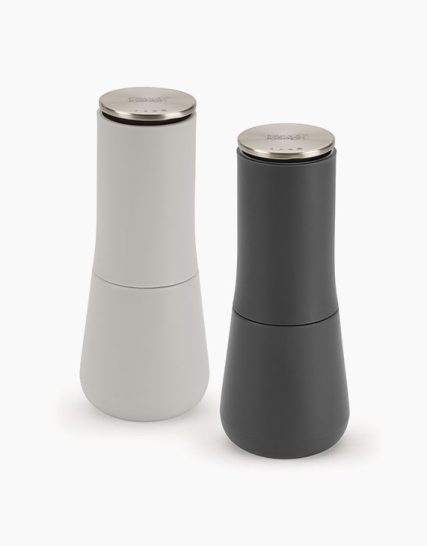 Joseph Joseph Milltop Gray Salt & Pepper Mills
