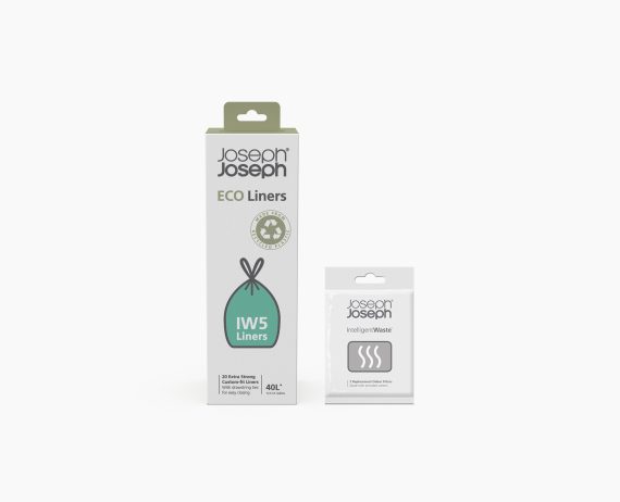 Joseph Joseph Porta 40L & Arc 30L Replacement Trash Bag & Filter Accessory Pack
