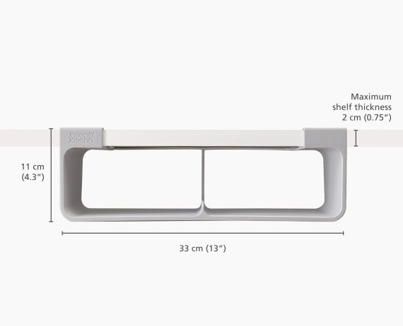 Joseph Joseph CupboardStore Large Gray Film, Foil & Bag Organizer - Image 5