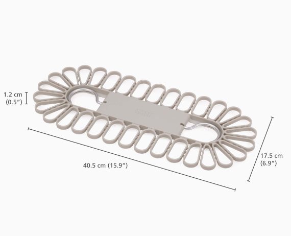 Joseph Joseph Petal 32-piece Quick-grip Ecru Drying Hanger - Image 5