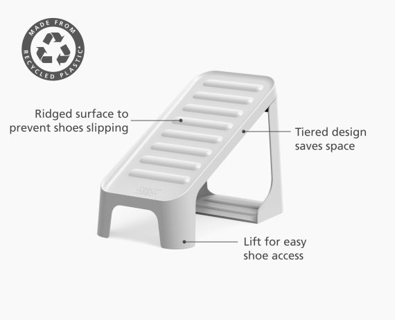 Joseph Joseph Shoe-In Compact 2-piece Ecru Shoe Caddy - Image 4