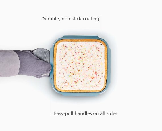 Joseph Joseph Nest Bake Non-Stick Medium Blue Baking Sheet - Image 4