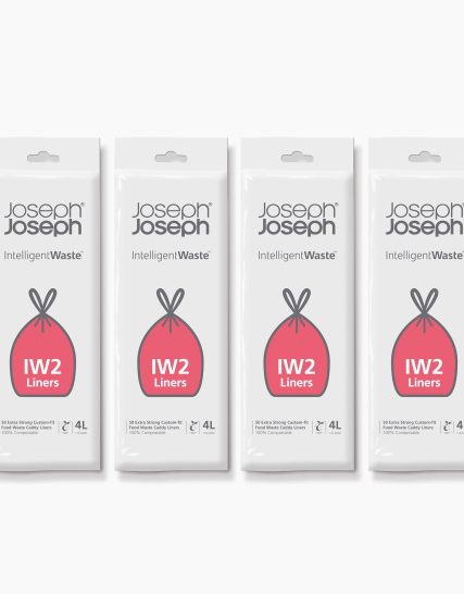 Joseph Joseph IW2 4L White Food Waste Caddy Trash Bags - 4 pack
