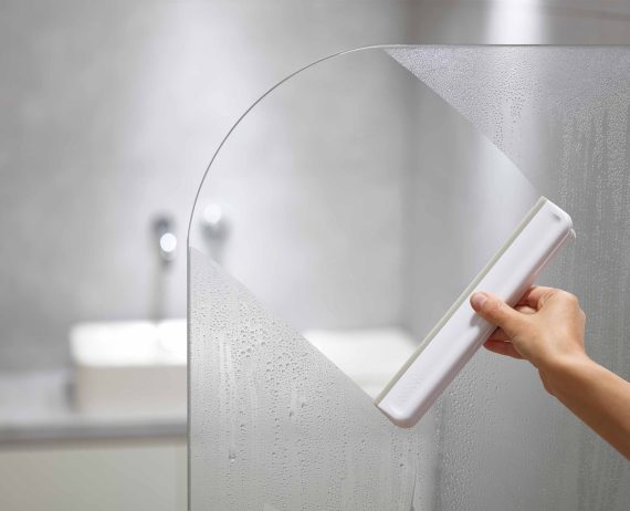 Joseph Joseph EasyStore Light Gray Shower Squeegee - Image 3