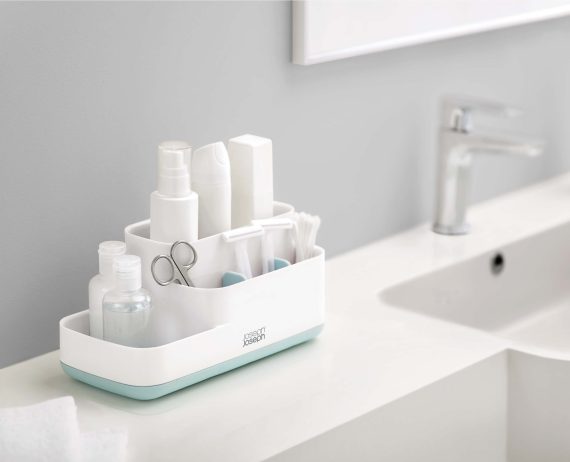 Joseph Joseph EasyStore Light Blue Bathroom Storage Caddy - Image 3