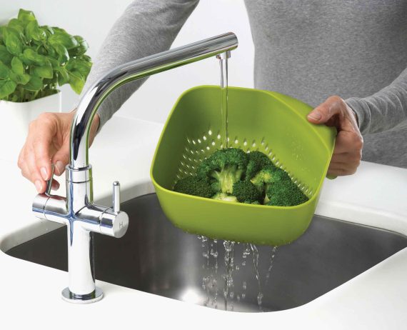 Joseph Joseph Square Green Colander - Image 4