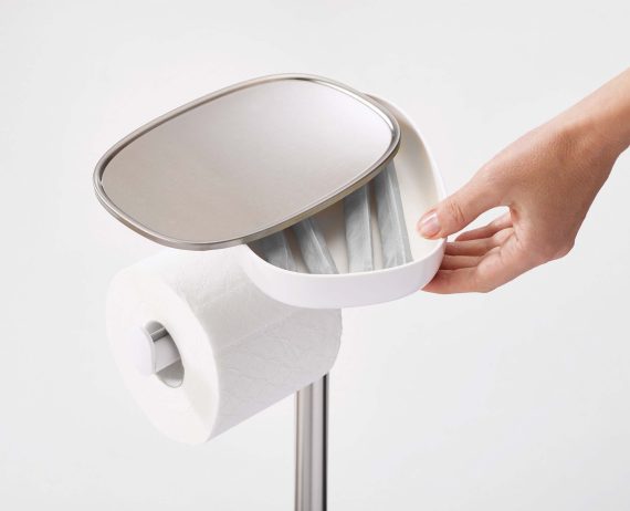 Joseph Joseph EasyStore Stainless-steel Toilet Roll Holder - Image 4