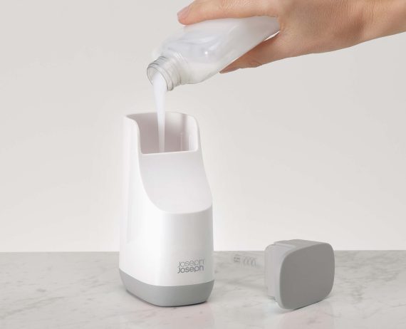 Joseph Joseph Slim Light Gray Soap Pump - Image 5