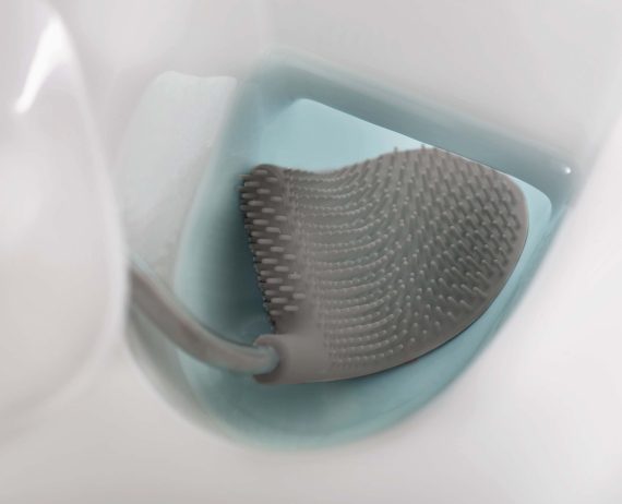 Joseph Joseph EasyStore Plus Stainless-steel Toilet Roll Holder with Toilet Brush - Image 7