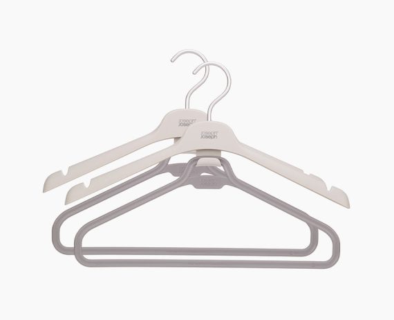 Joseph Joseph Orderly Set of 2 Ecru Long Garment Hangers