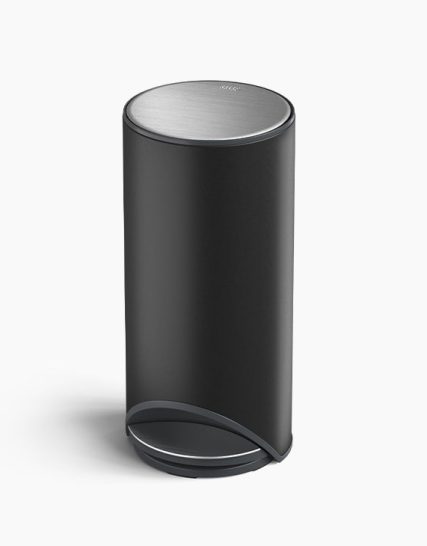 Joseph Joseph Arc 30L Easy-push Matt Black Pedal Trash Can