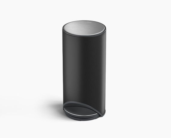Joseph Joseph Arc 30L Easy-push Matt Black Pedal Trash Can