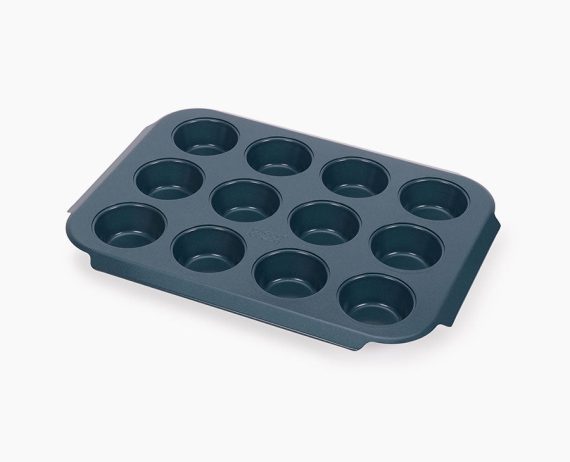 Joseph Joseph Nest Bake Non-Stick 12 Cup Blue Muffin Pan