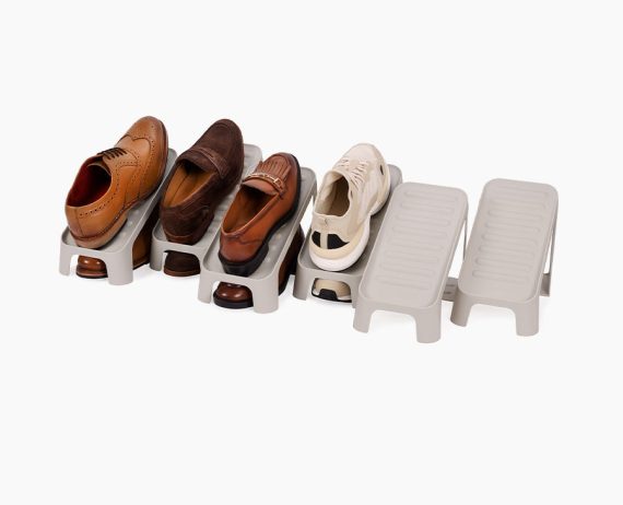 Joseph Joseph Shoe-In Compact 6-piece Ecru Shoe Caddy