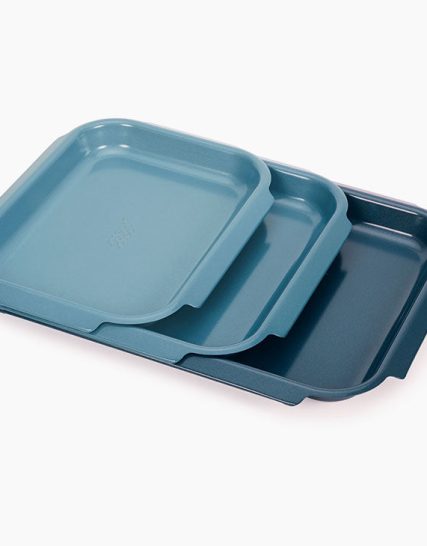 Joseph Joseph Nest Bake Non-Stick 3-piece Blue Baking Pan Set