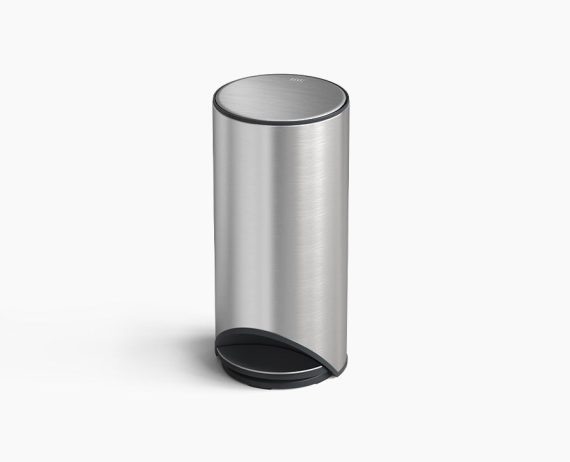 Joseph Joseph Arc 30L Easy-push Stainless-steel Pedal Trash Can