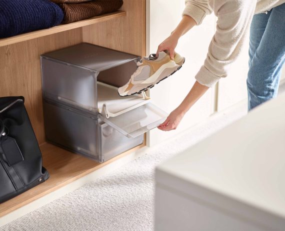 Joseph Joseph ShoeCase 2-piece Gray Shoe Storage Box - Image 3