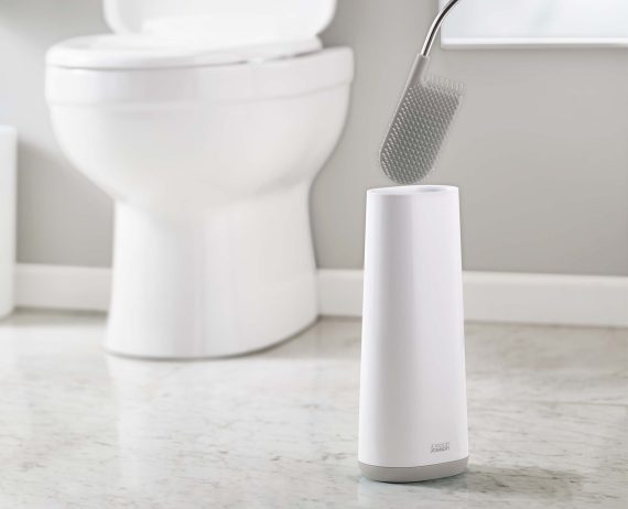 Joseph Joseph Flex Light Gray Toilet Brush - Image 3