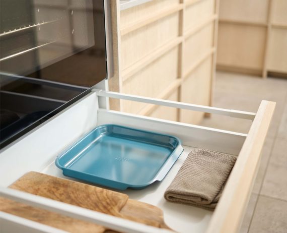 Joseph Joseph Nest Bake Non-Stick Medium Blue Baking Sheet - Image 3