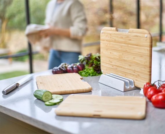 Joseph Joseph Nest Boards 3-piece Bamboo Cutting Board Set - Image 2