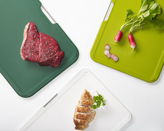 Joseph Joseph Nest Boards 3-piece Green Cutting Board Set - Image 3