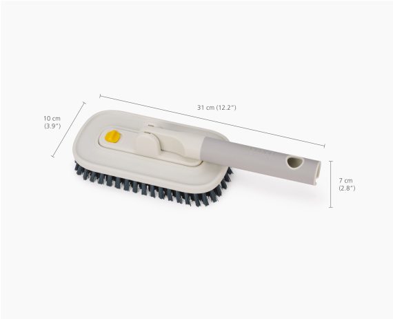 Joseph Joseph CleanTech 2-in-1 Tile Scrubber Tool with Extension Pole - Image 8
