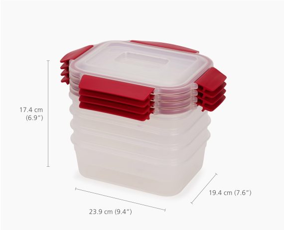 Joseph Joseph Nest Lock 16-Piece Red Container Set - Image 7