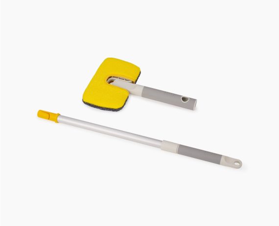 Joseph Joseph CleanTech 2-in-1 Surface Scrubber Tool with Extension Pole