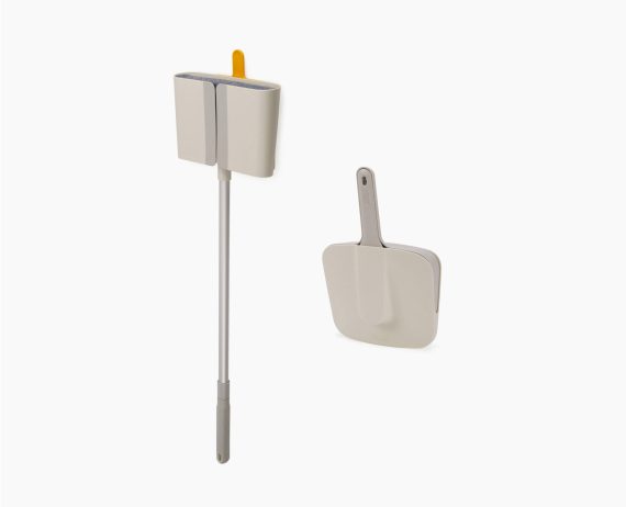 Joseph Joseph CleanTech Wall-mounted Broom, Dustpan & Brush Set - Image 3